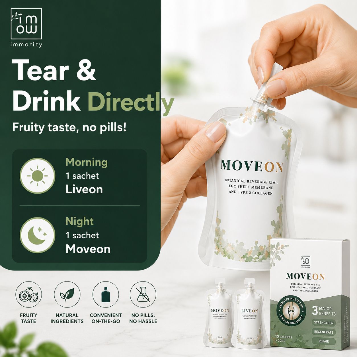 Moveon + Liveon: All In One Joint Recovery System